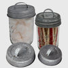 Metal lid with handle for Mason Jar at Bendy Farm