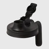 Black Spout Lid With Handle | Wide Mouth